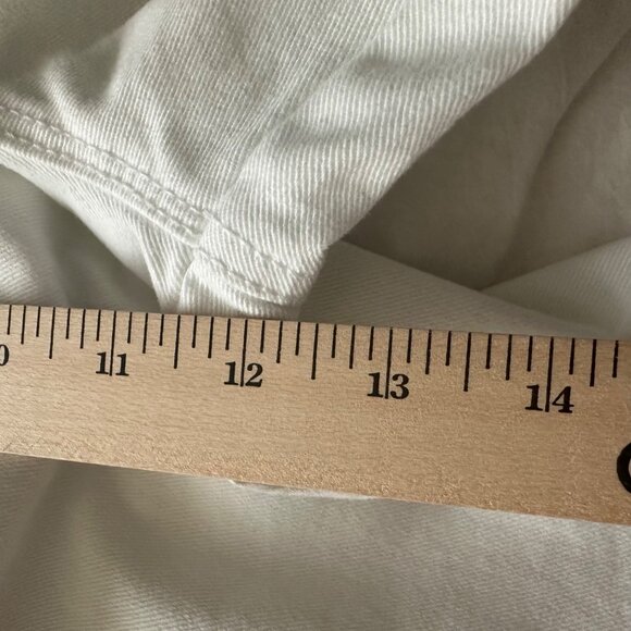 Gloria Vanderbilt Womens Amanda Capri Pants White Size 14 NWT Beachy Summer - Picture 11 of 12